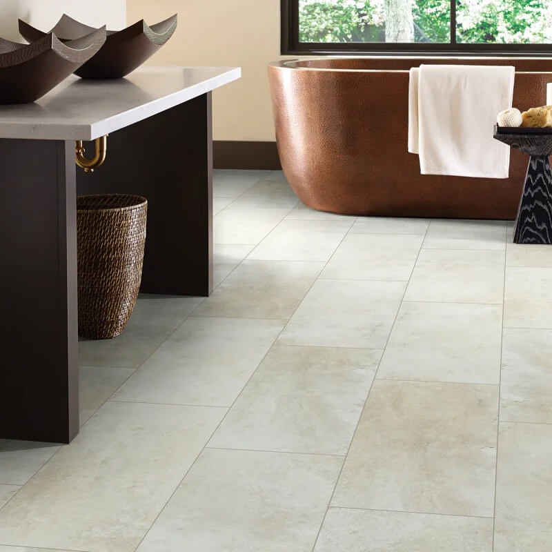 Luxury Vinyl Flooring for Bathroom | Kopp's Carpet & Decorating
